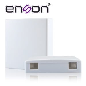 CAJA TERMINAL DE FIBRA OPTICA PARA DOS ACOPLADORES SC / LC USO INTERIOR